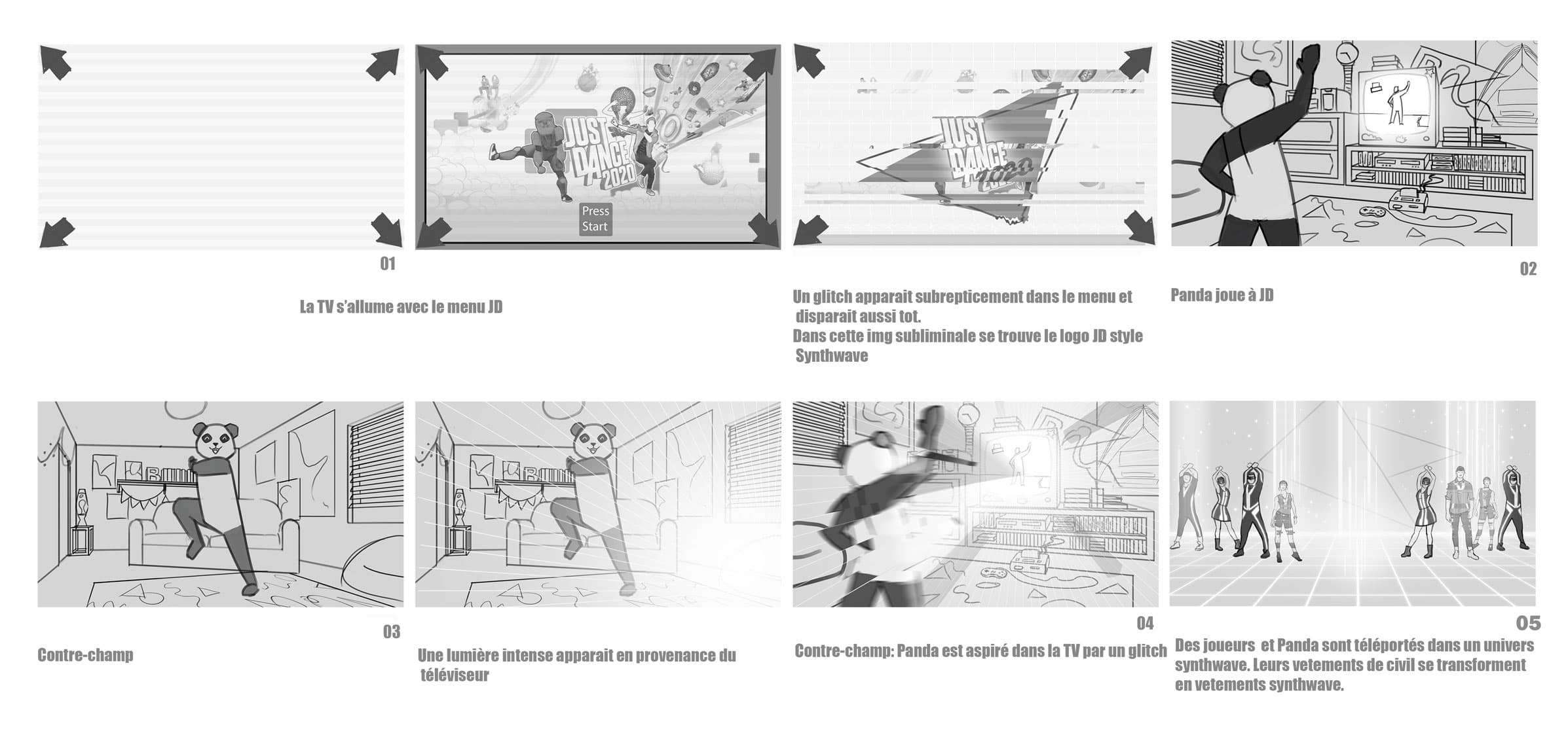 Just Dance 2020 Virutal Paradise StoryBoard 1