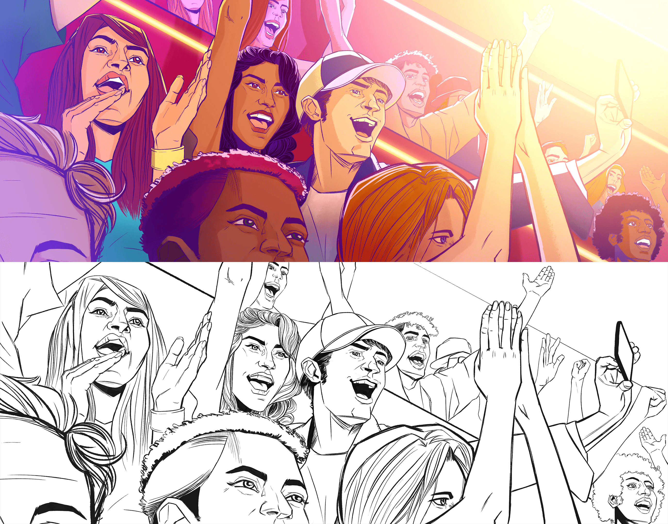 Just Dance 2020 Showtime illustration